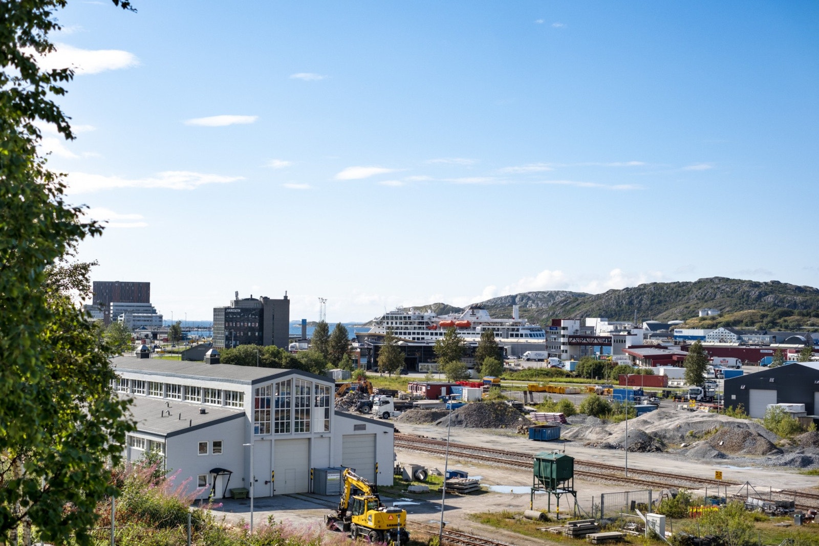 Utsikt fra balkong. Galleribilde