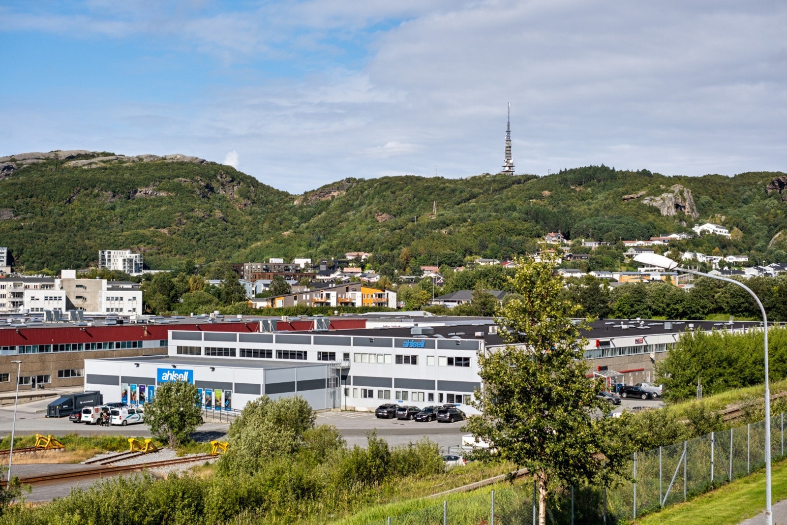 Utsikt fra balkong. Galleribilde