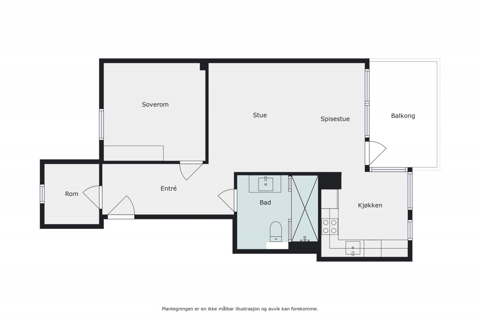 Plantegning Galleribilde