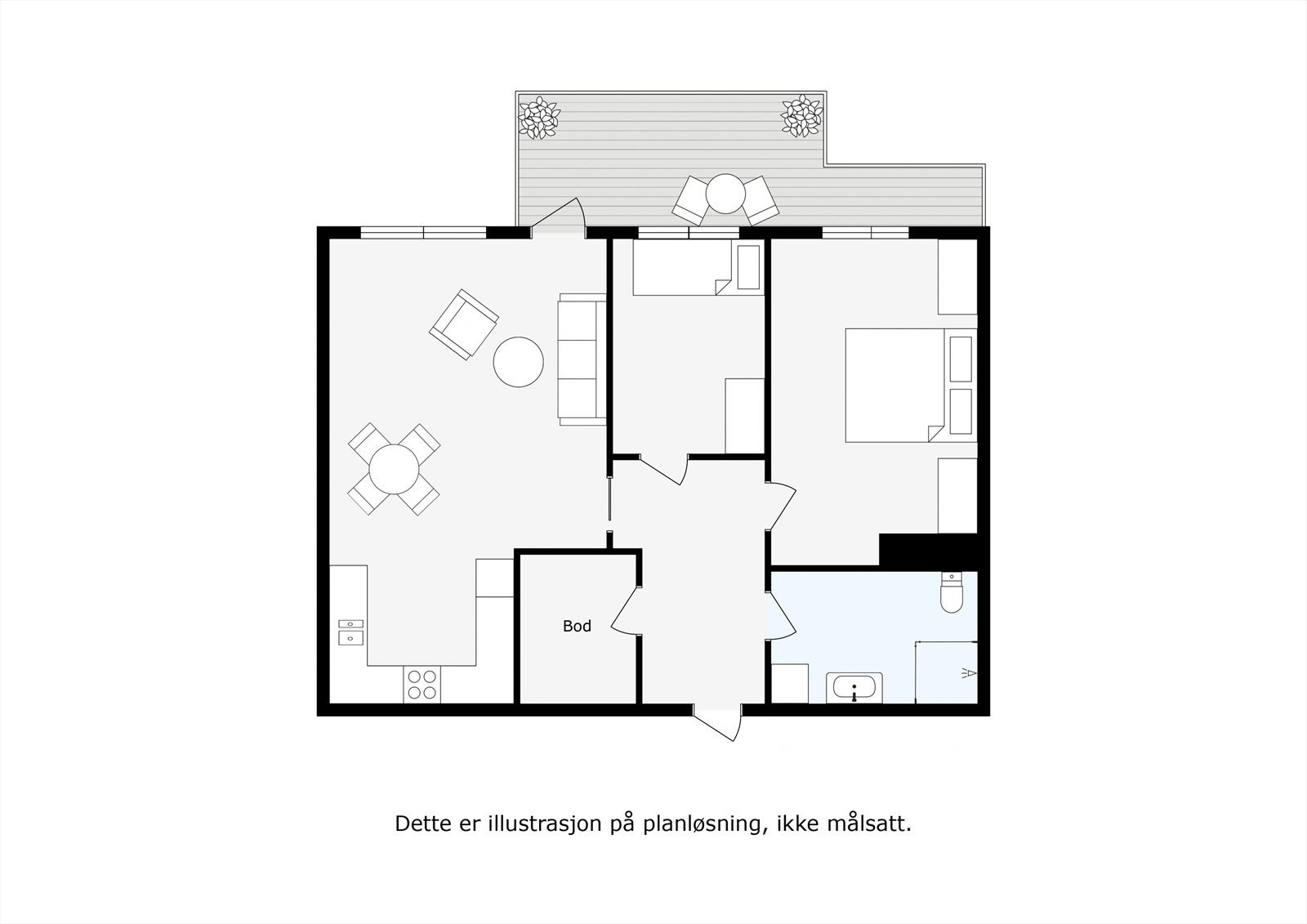 Planløsning. Galleribilde