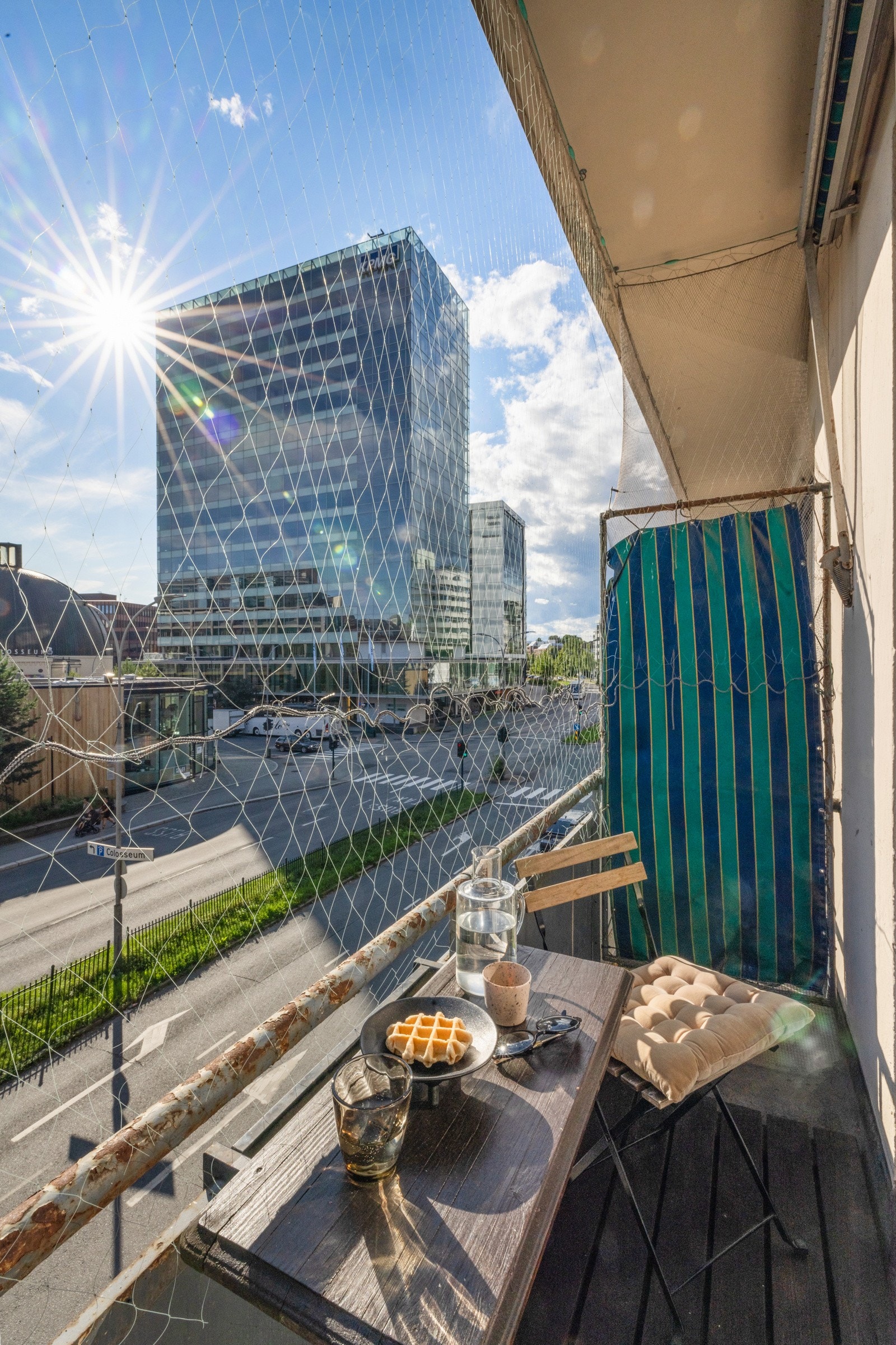 Leiligheten har en vestvendt balkong på 5 kvm. Galleribilde