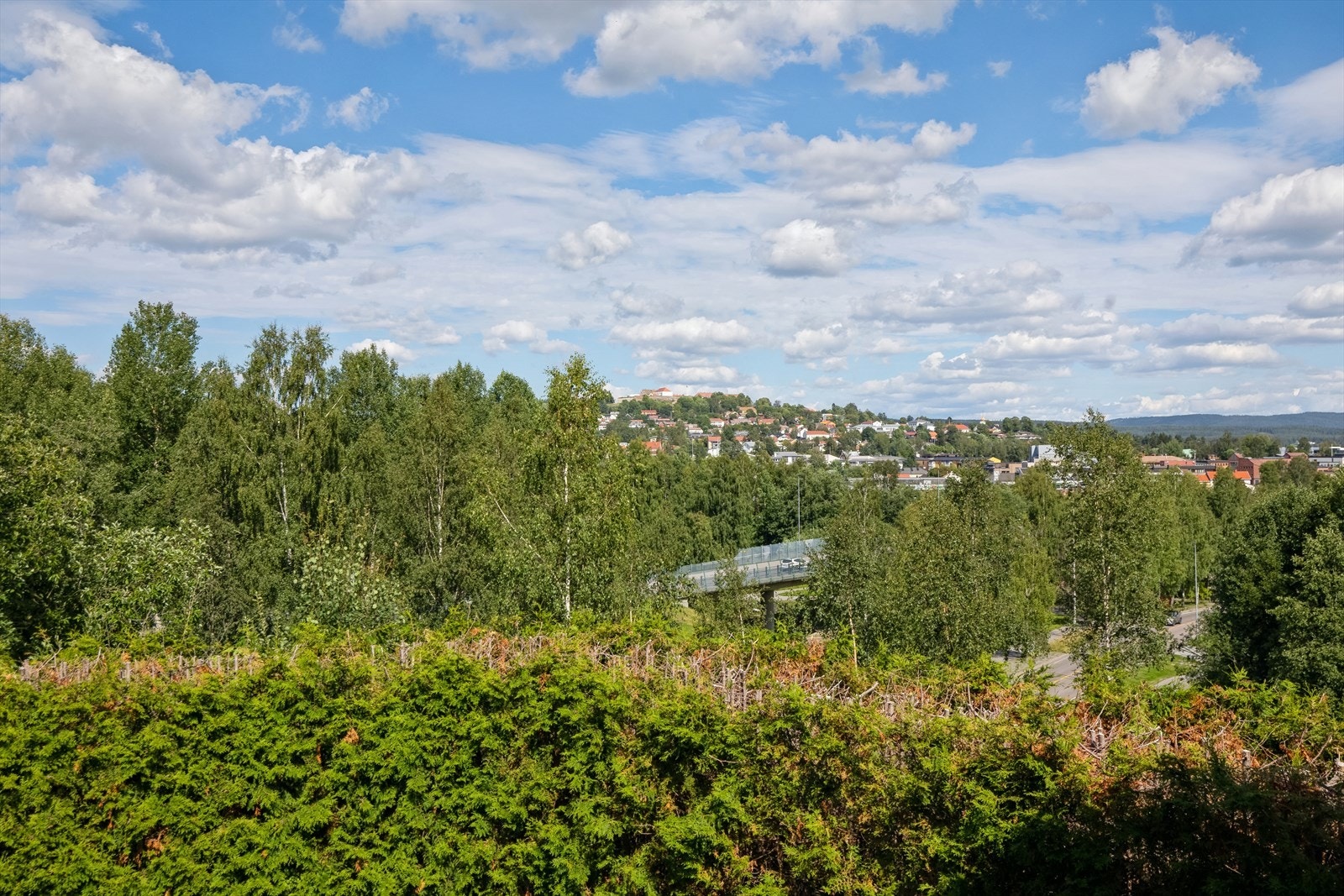 Man har utsikt til festningen. Galleribilde