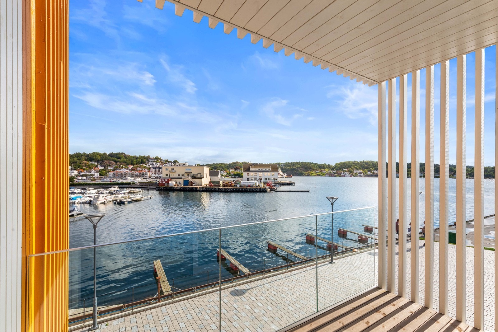 Utsikt fra balkongen. Galleribilde