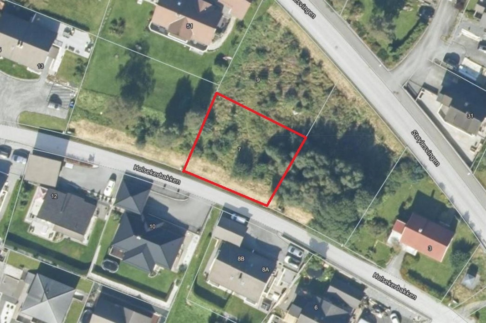 Kartutsnitt Galleribilde