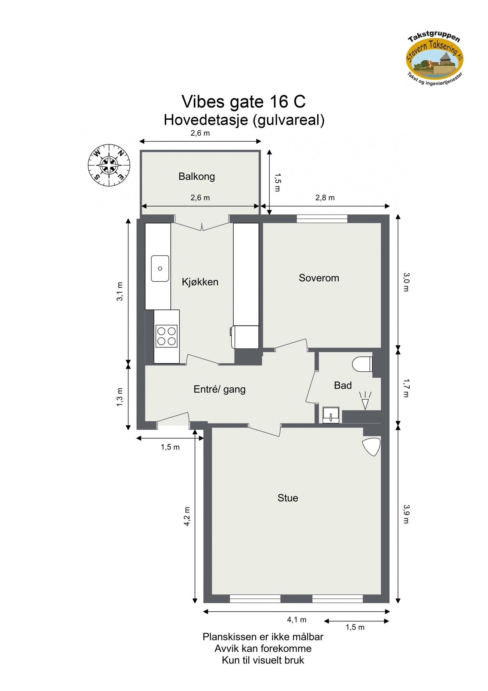 Plantegning Galleribilde