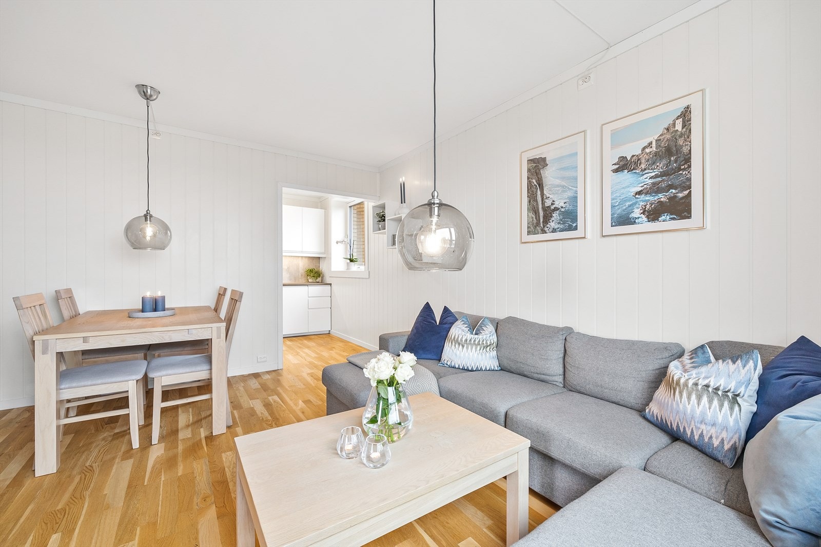 Fra stuen går vi nå videre inn til kjøkkenet. Galleribilde