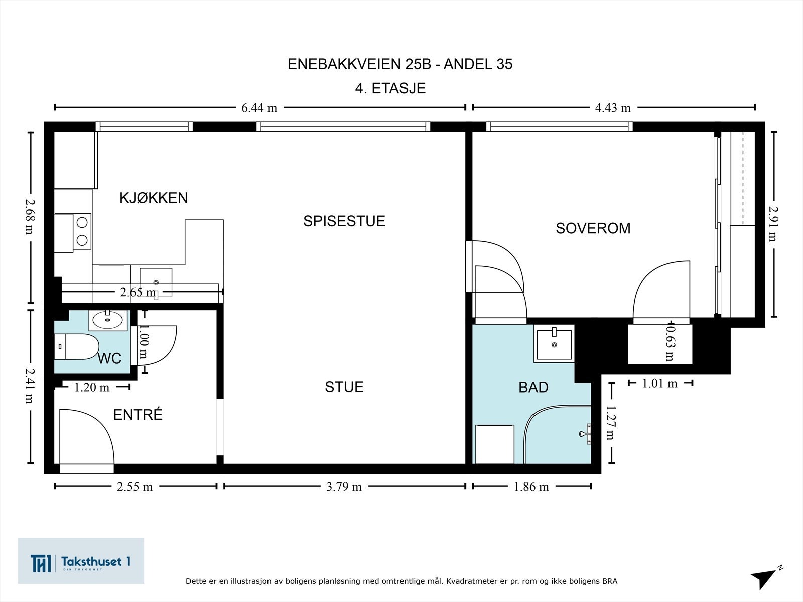 Plantegning Galleribilde
