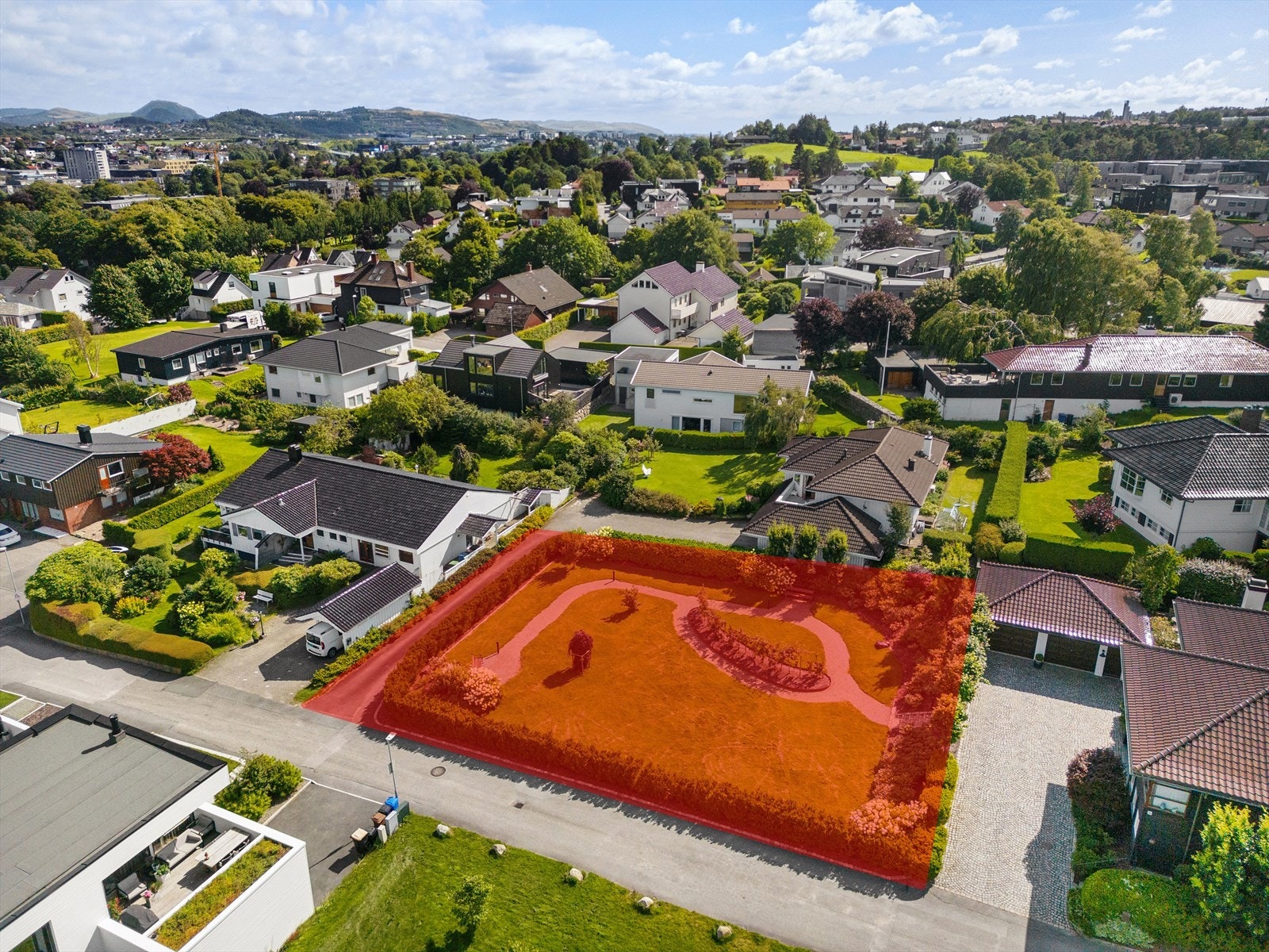 Dan Chruickshank presenterer: En prima tomt av de sjeldne. Området, solforhold, tilgangen til sentrum - likevel tilbaketrukket, i rolig, ærverdig gate. Galleribilde