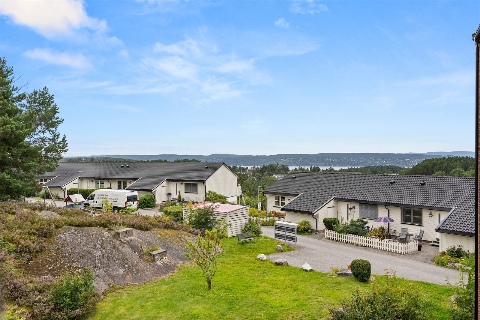 Her kan du også nyte en flott utsikt mot Oslofjorden. Galleribilde