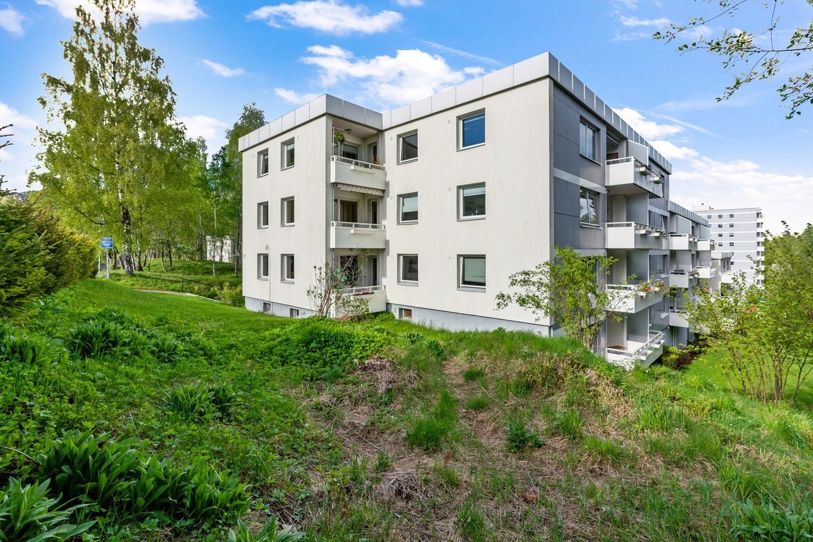 Borettslaget har bl.a. felles vaskeri, treningsrom og sykkelparkering Galleribilde