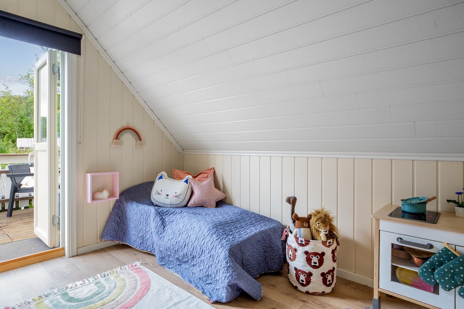 Dette soverommet er på ca. 6 m². Galleribilde