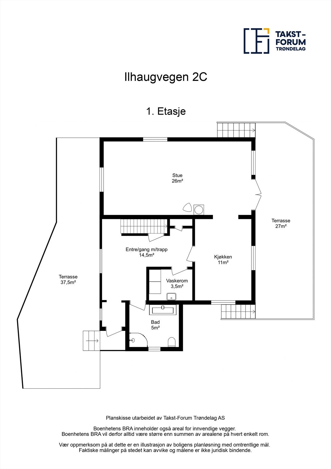 Plantegning første etasje. Galleribilde