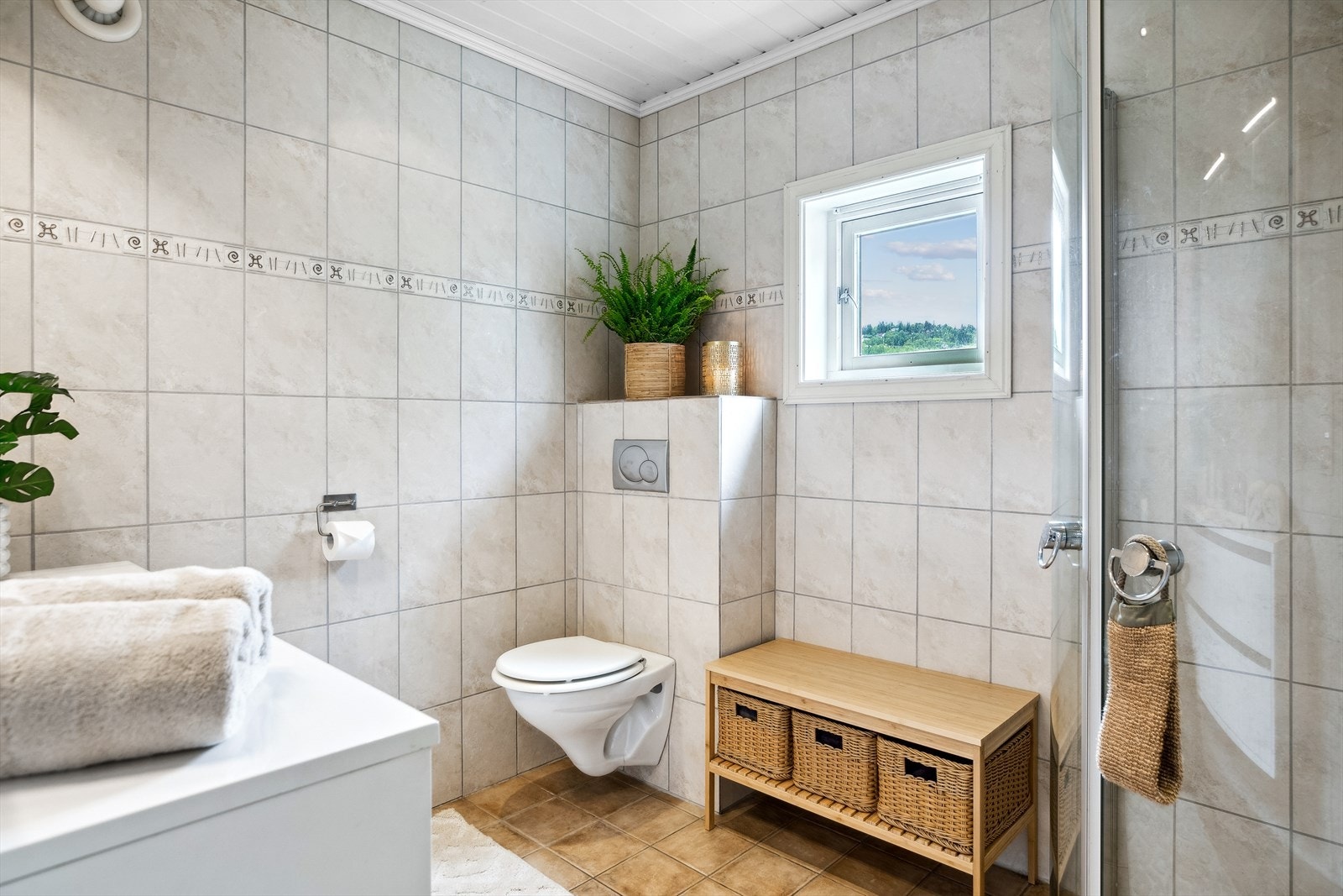 Badet ble pusset opp i 2006 og fikk ny innredning i 2019. Galleribilde