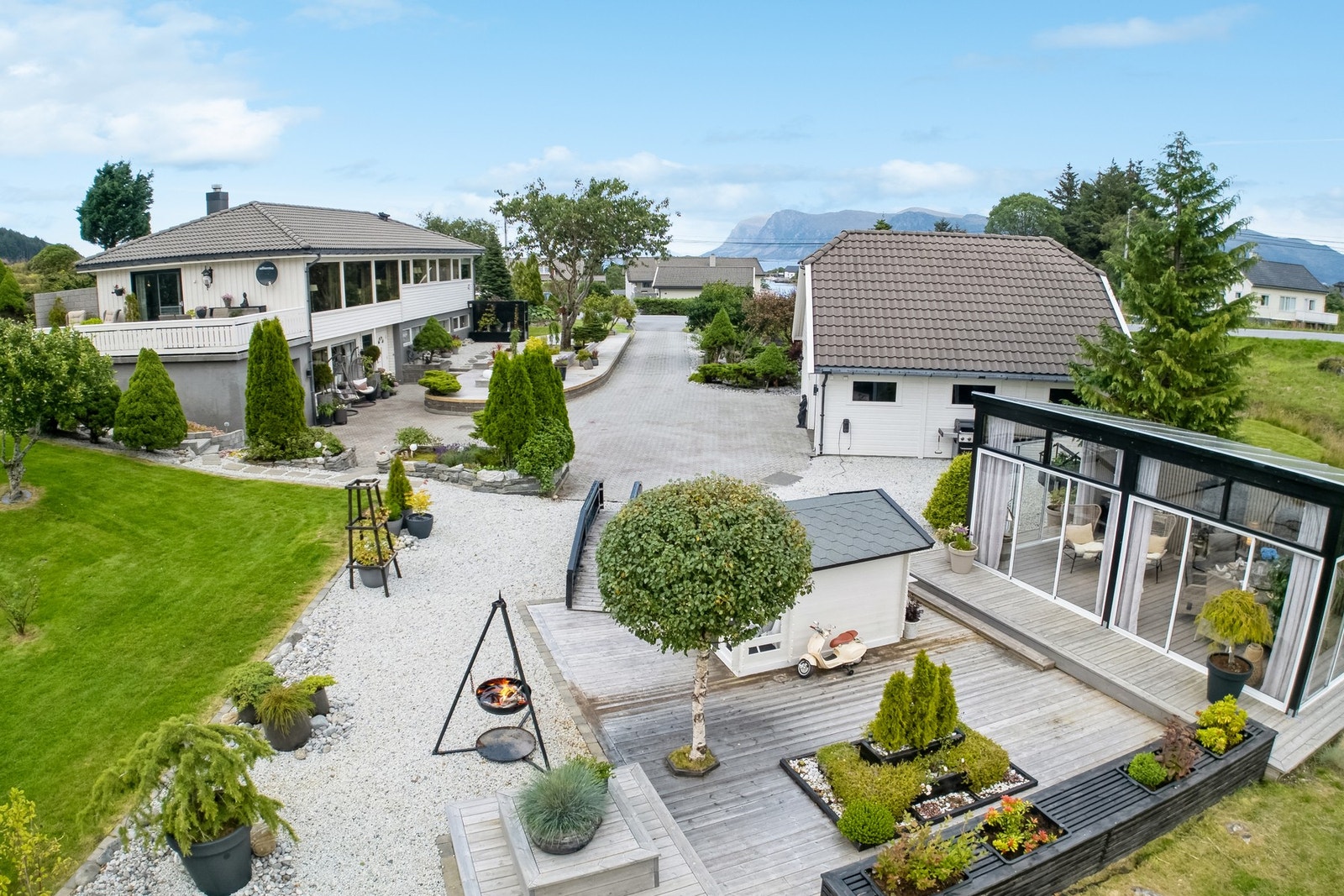 Flott opparbeidet eiendom. Galleribilde