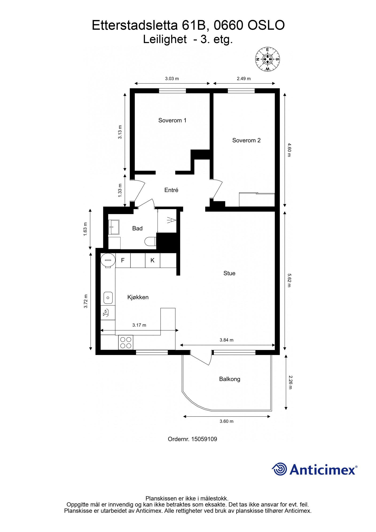 Plantegning Galleribilde