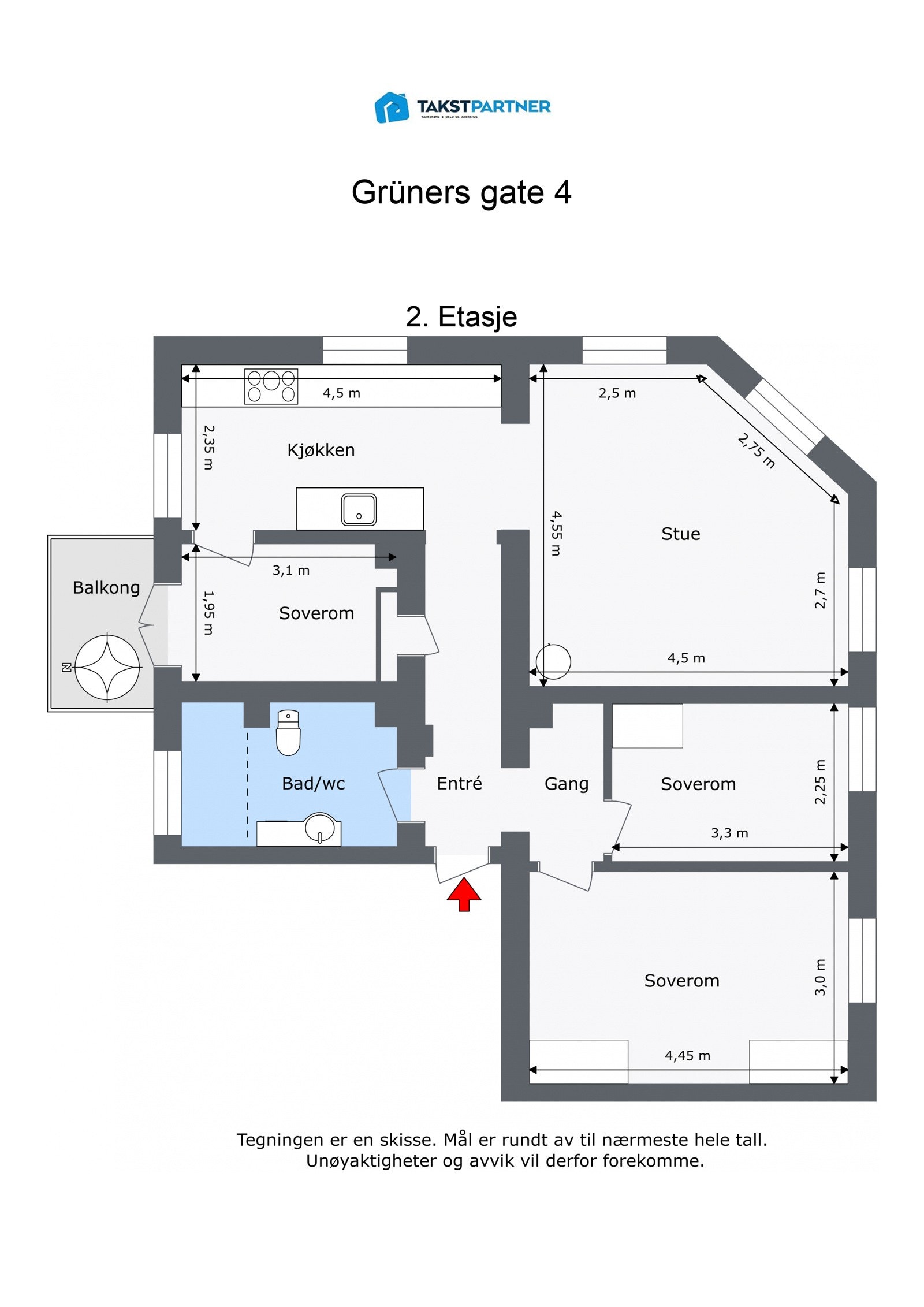 Planskisse. Galleribilde