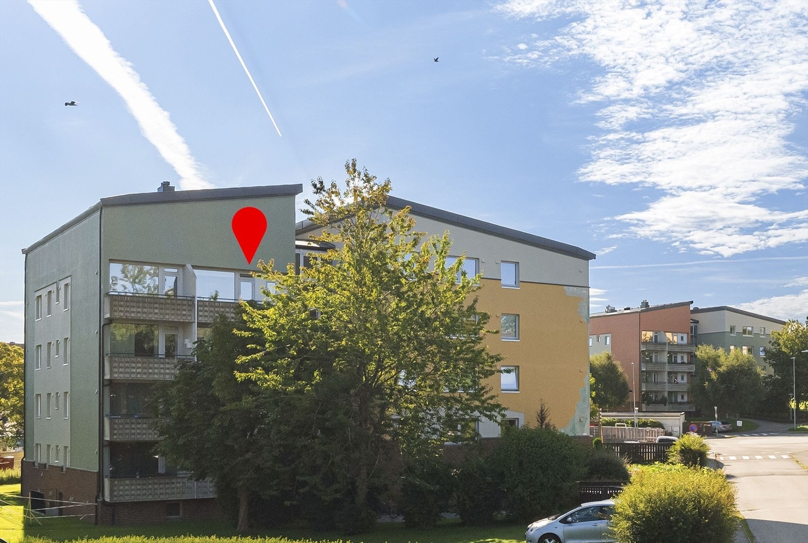 Leiligheten har en sentral beliggenhet på Saxemarka Galleribilde