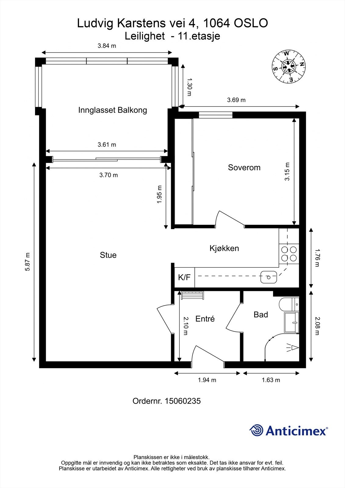 Plantegning. Galleribilde