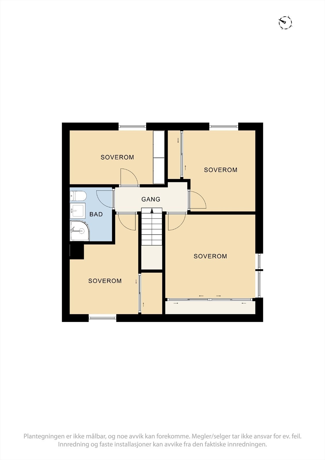 Plantegning 2. etasje. Galleribilde