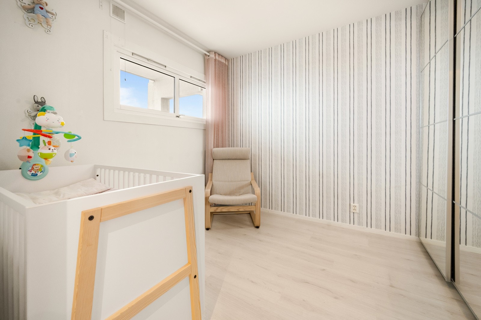 Her kan du innrede med seng, nattbord og skap. Galleribilde