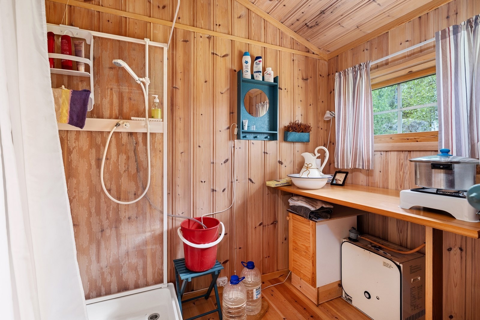 I annekset er det også et stellerom/dusjrom. Galleribilde