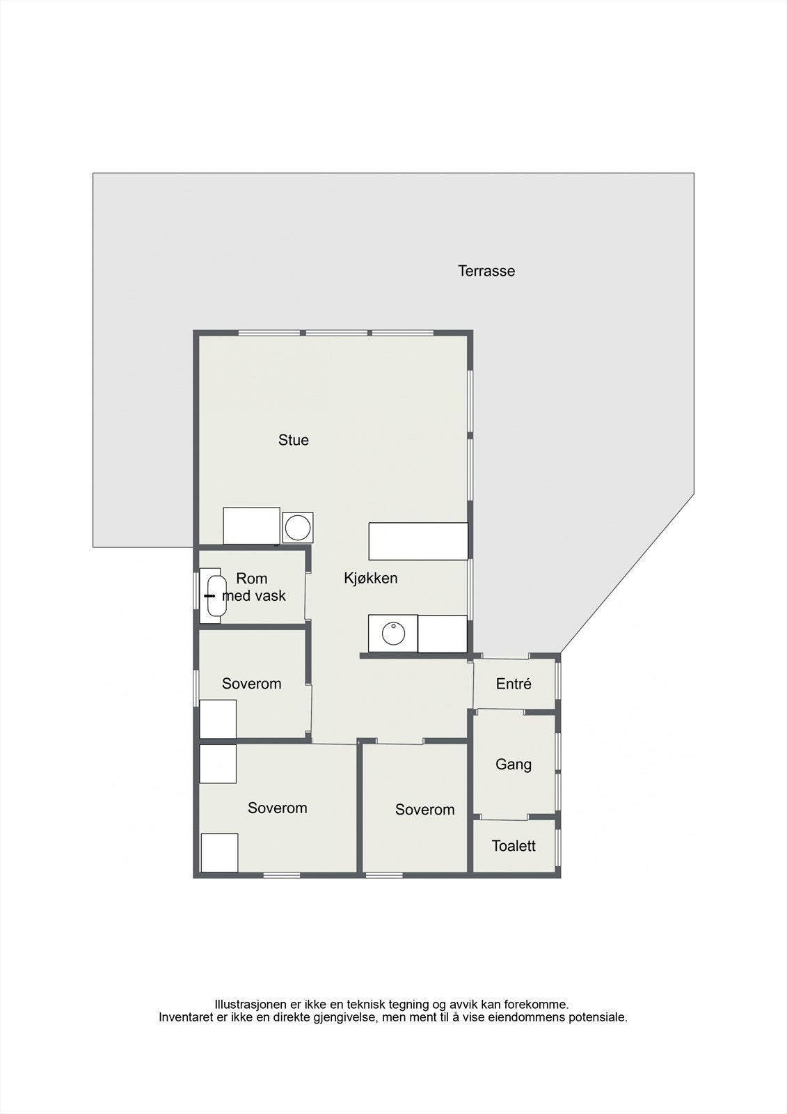 Plantegning. Galleribilde