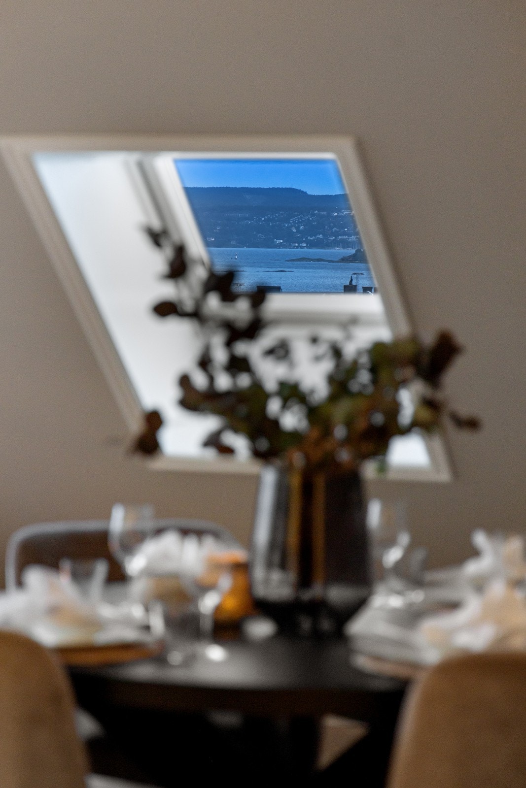 Sjøutsikt fra spiseplassen Galleribilde