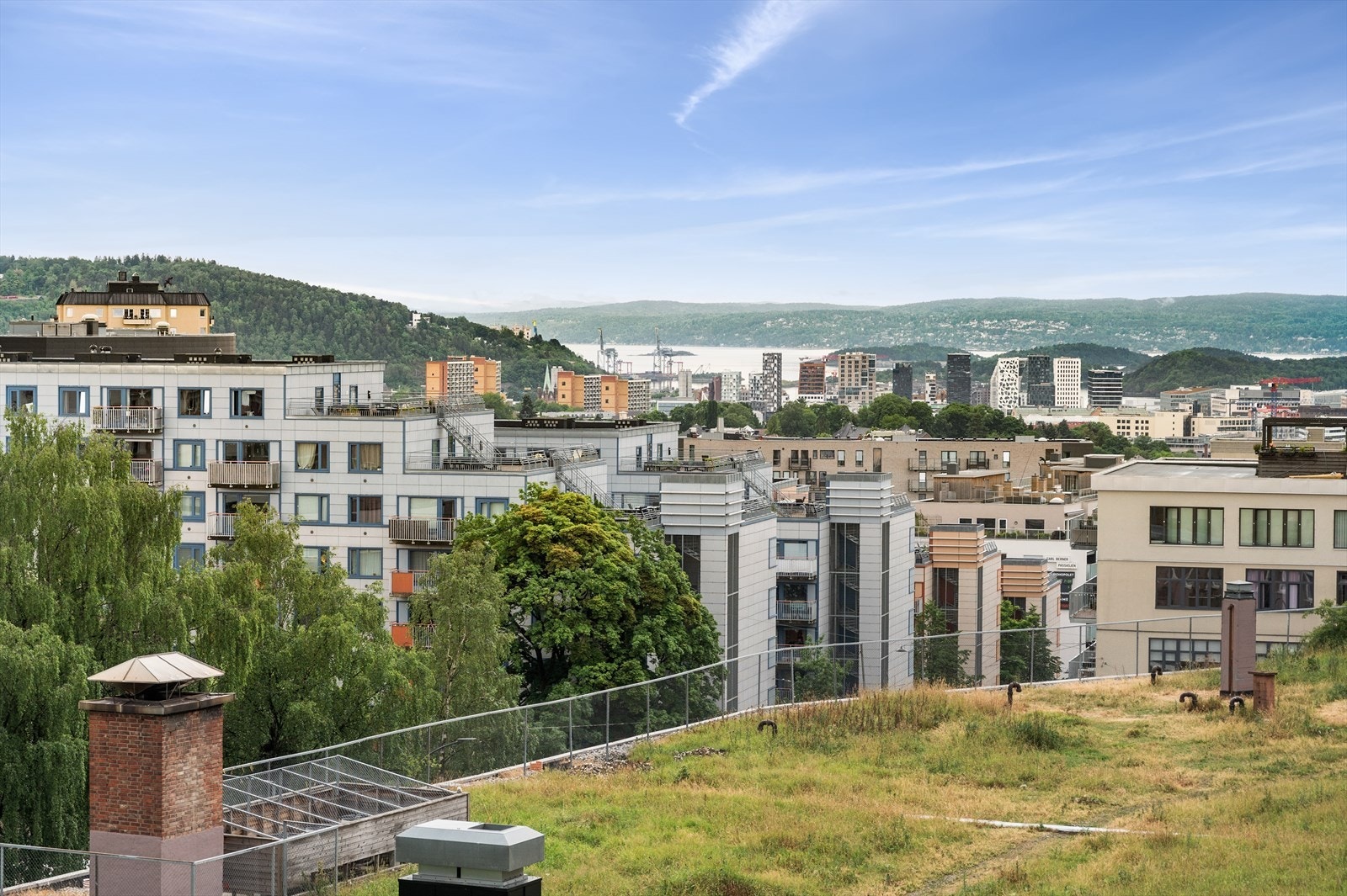 Spektakulær utsikt utover Oslo Galleribilde