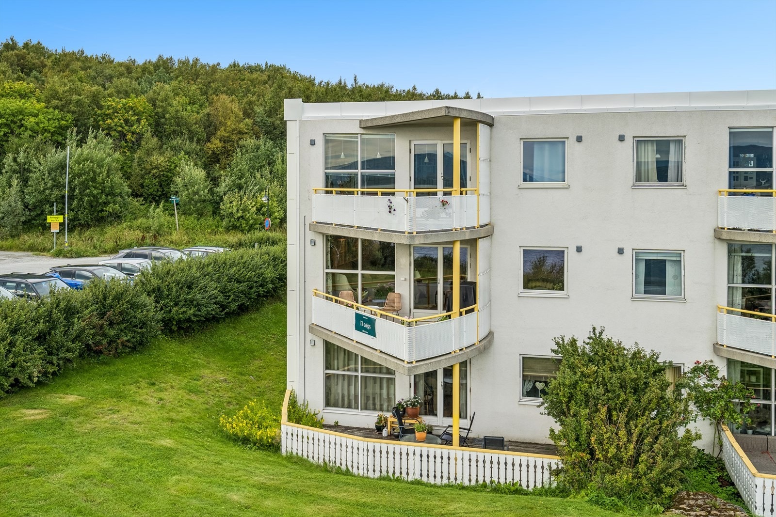 Også den sørvendte balkongen er overbygget Galleribilde