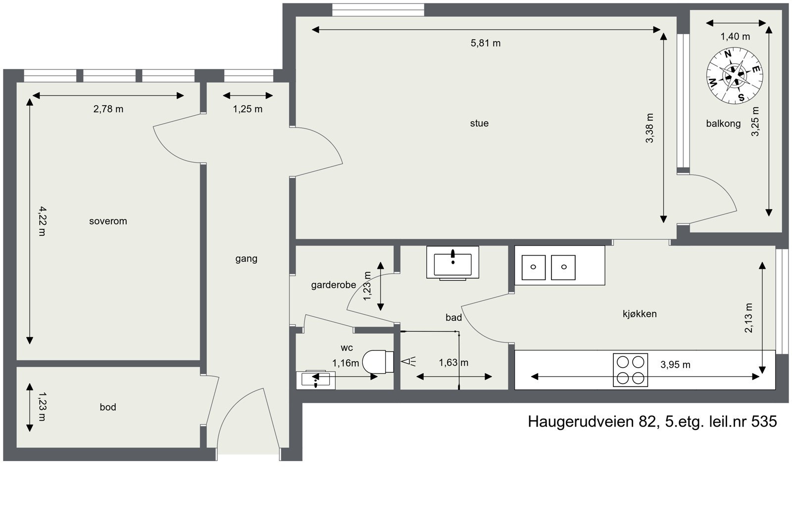 Plantegning Galleribilde