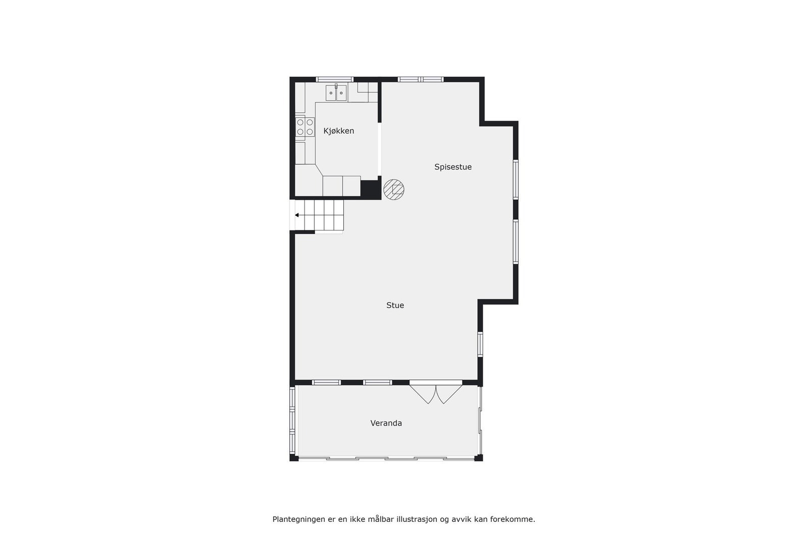 Plantegning plan 1 Galleribilde