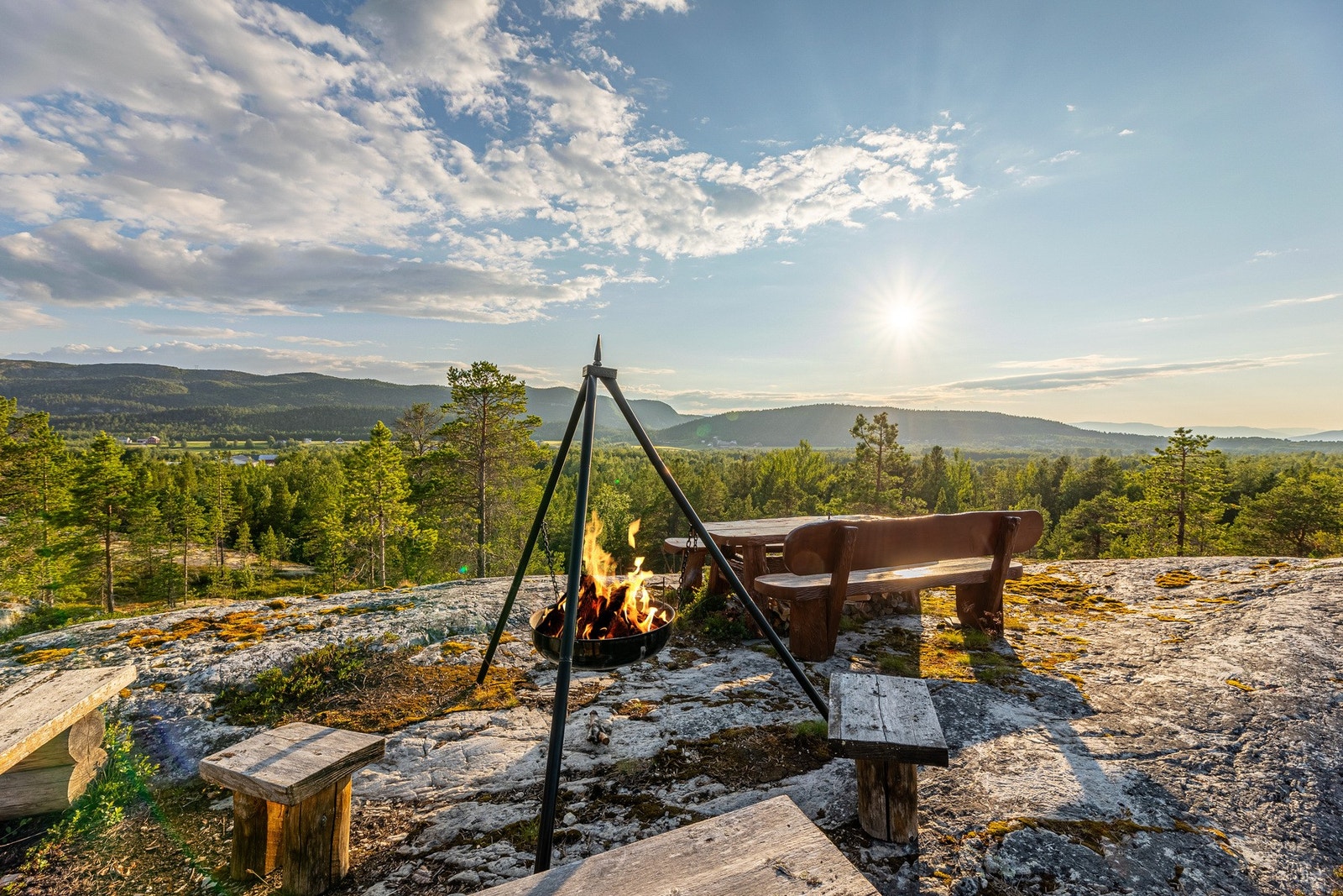 Meget fin utsikt fra eiendommen Galleribilde