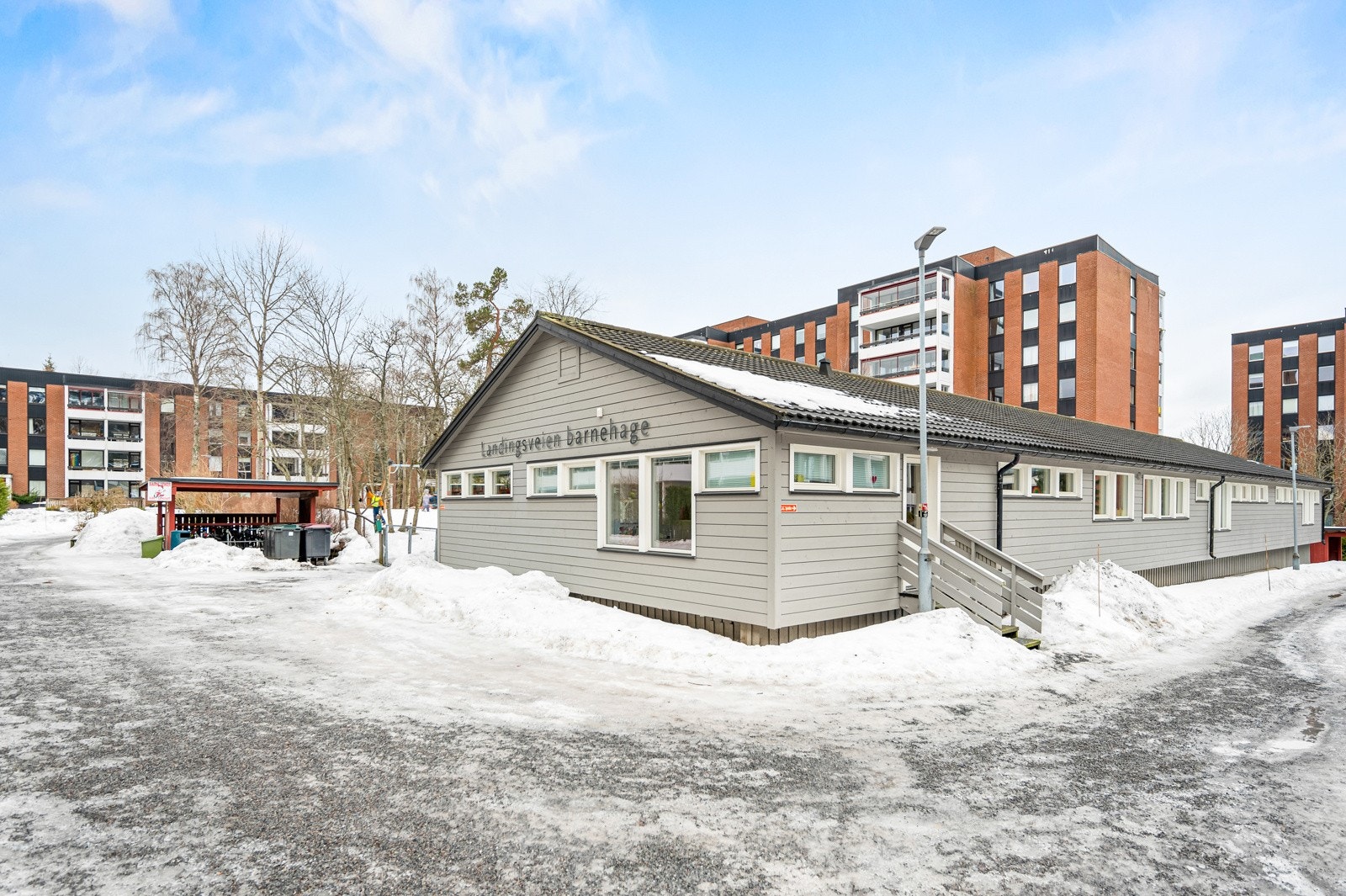 Det er også kun få meter til Landingsveien barnehage. Galleribilde