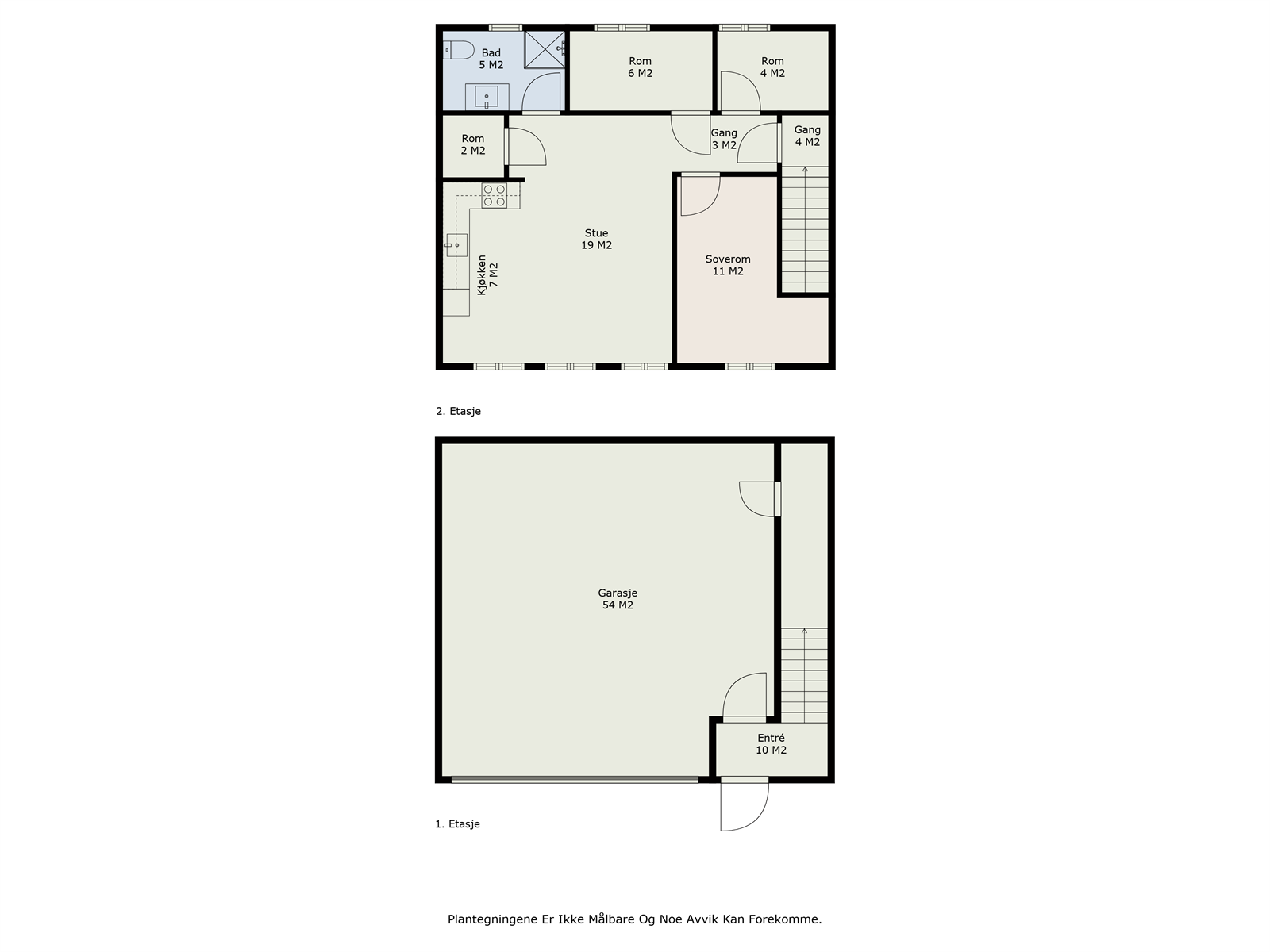 Plantegning 2 etasje: Galleribilde