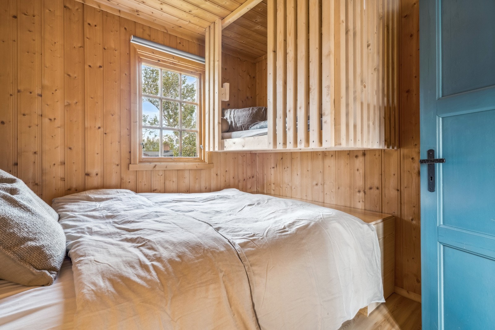 Hytta har 2 soverom som begge er målt til 6,2m² Galleribilde