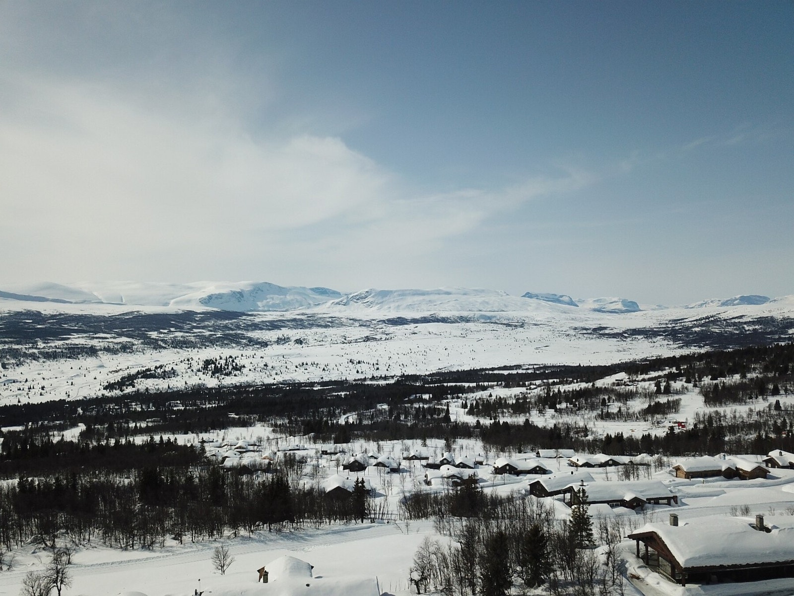 Fra tomteområdet mot Jotunheimen Galleribilde