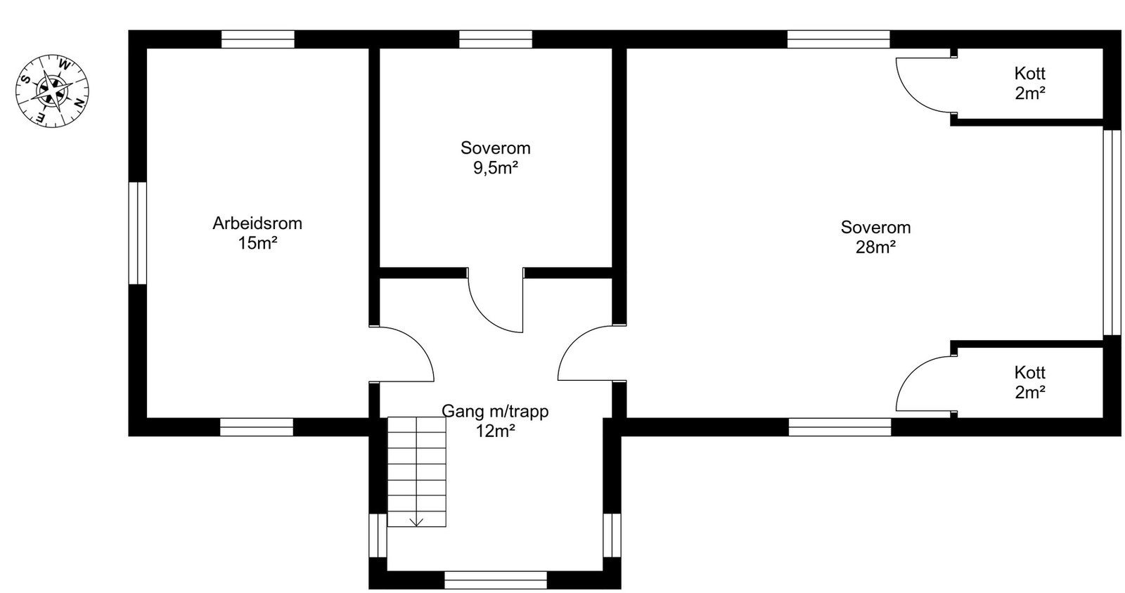 Planskisse 2.etg. Galleribilde