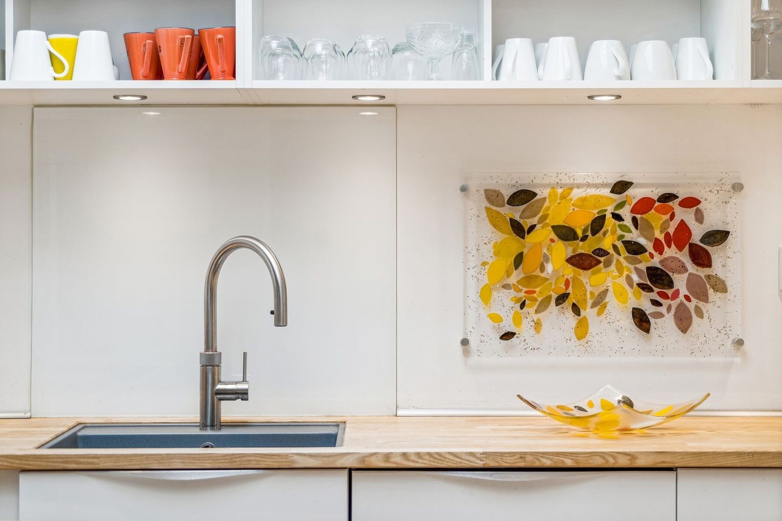 Armatur med Quooker (kokende vann). Galleribilde