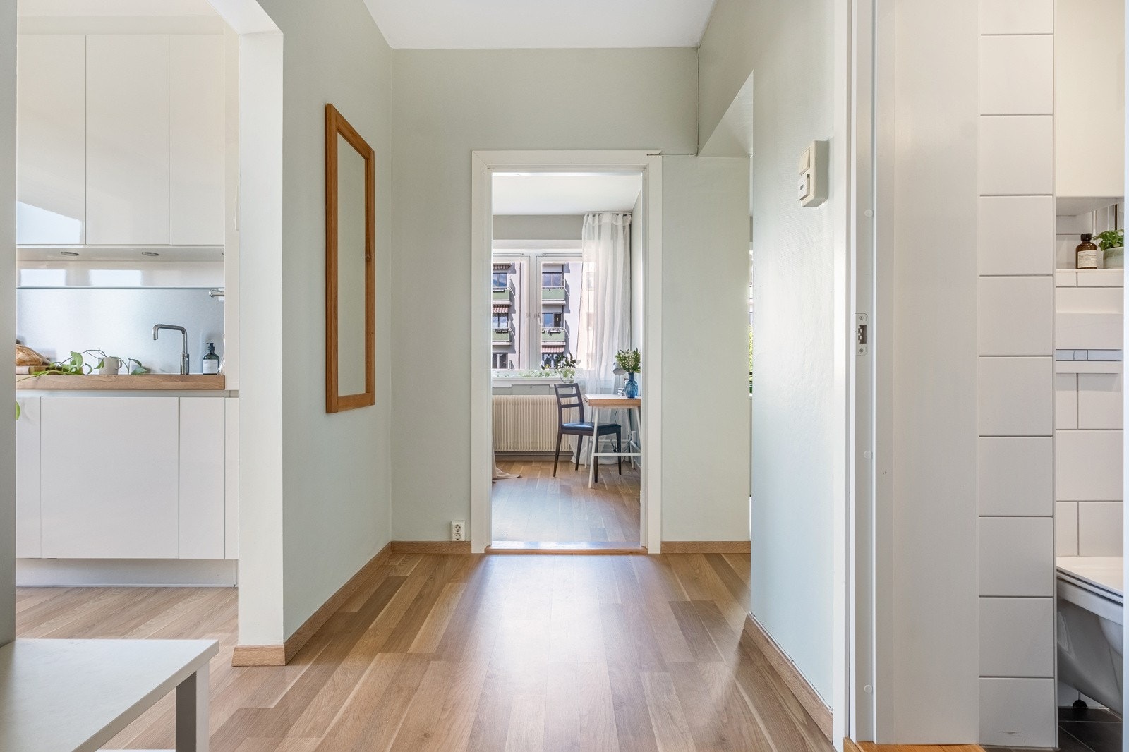 Inngangspartiet er lyst og innbydende. Galleribilde
