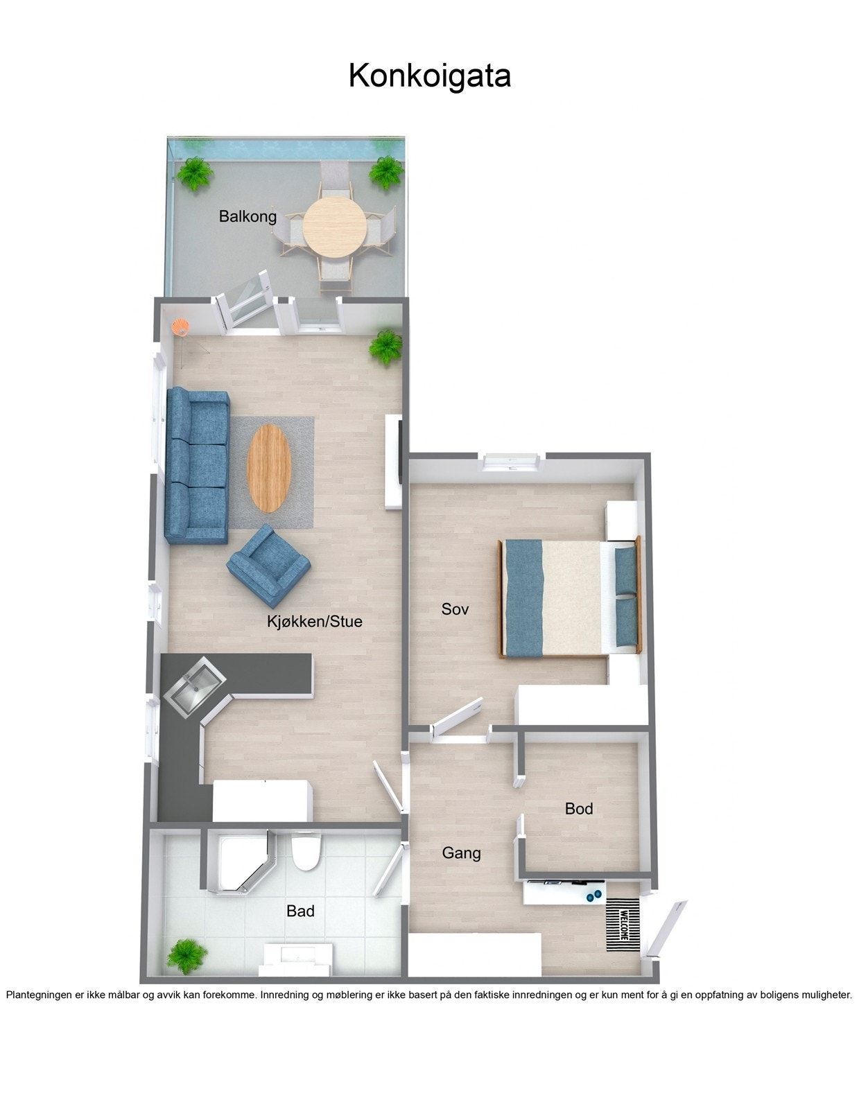 Planløsning. Galleribilde