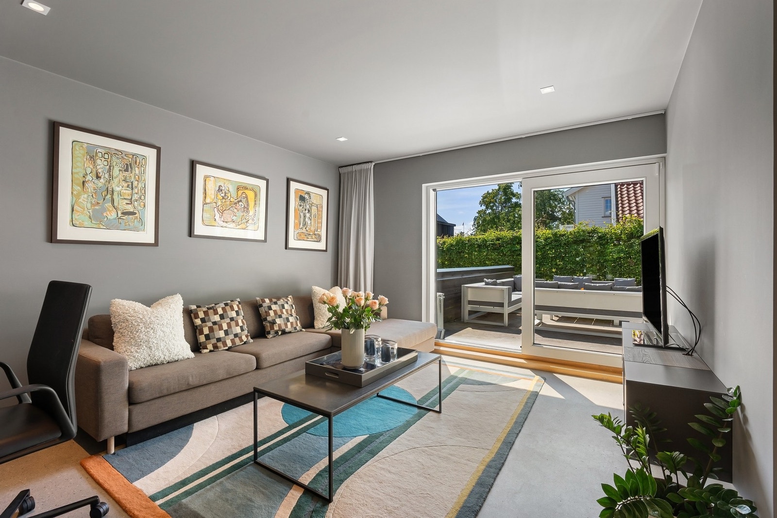 TV-stue Galleribilde