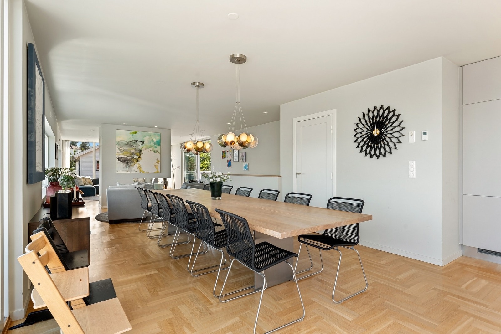 Det er vannbåren gulvvarme i alle rom Galleribilde