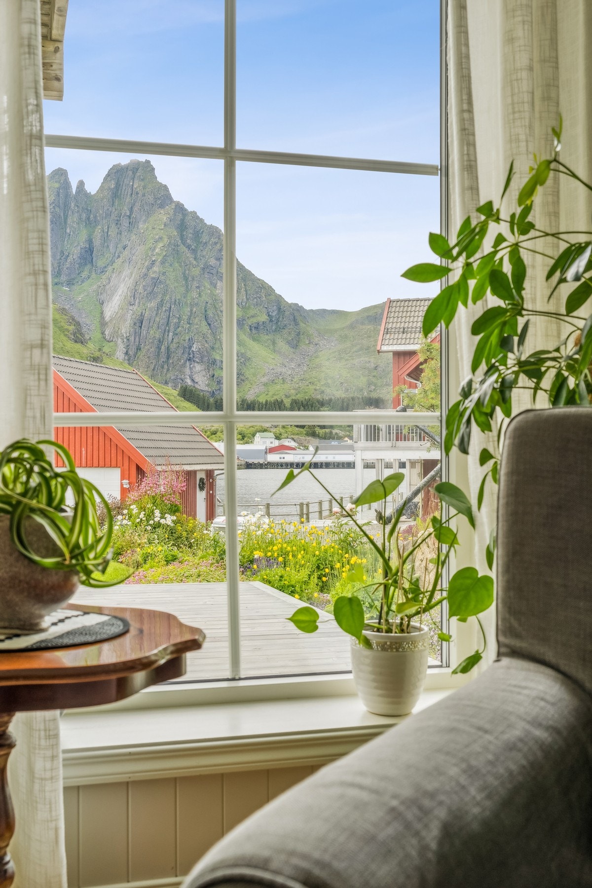 Utsiktsbilde stue. Galleribilde