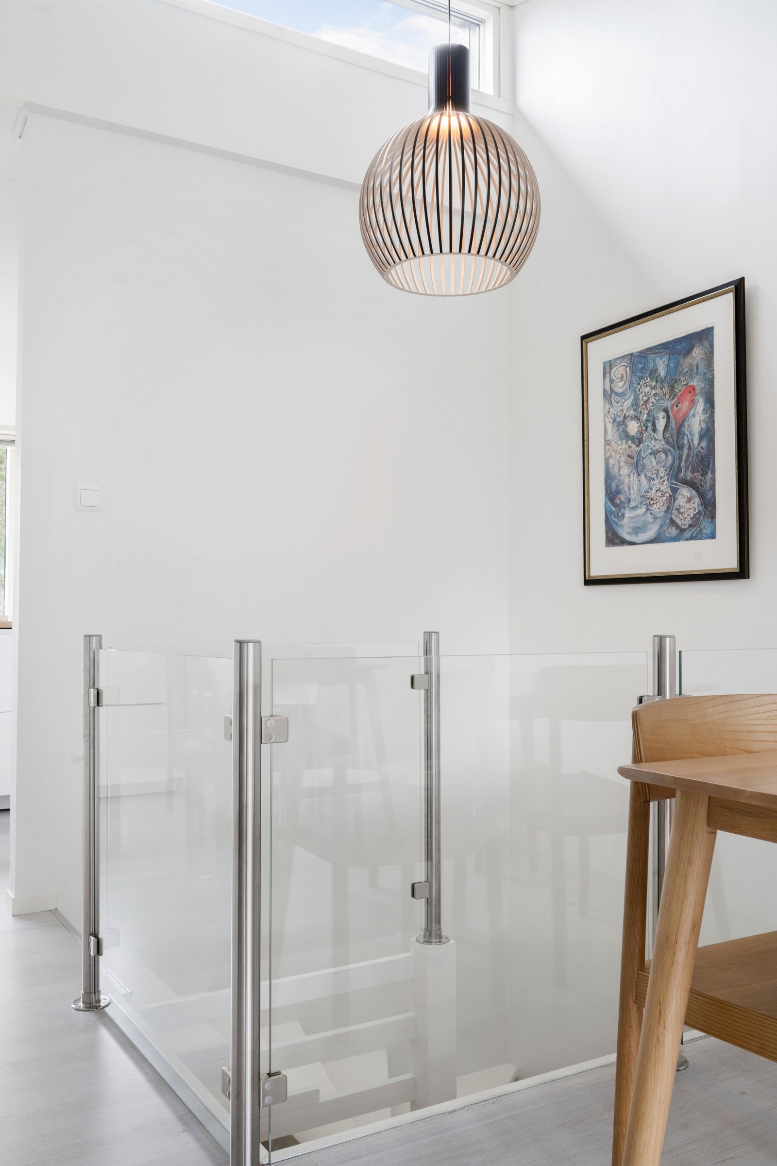 Trapp med glasrekkverk Galleribilde
