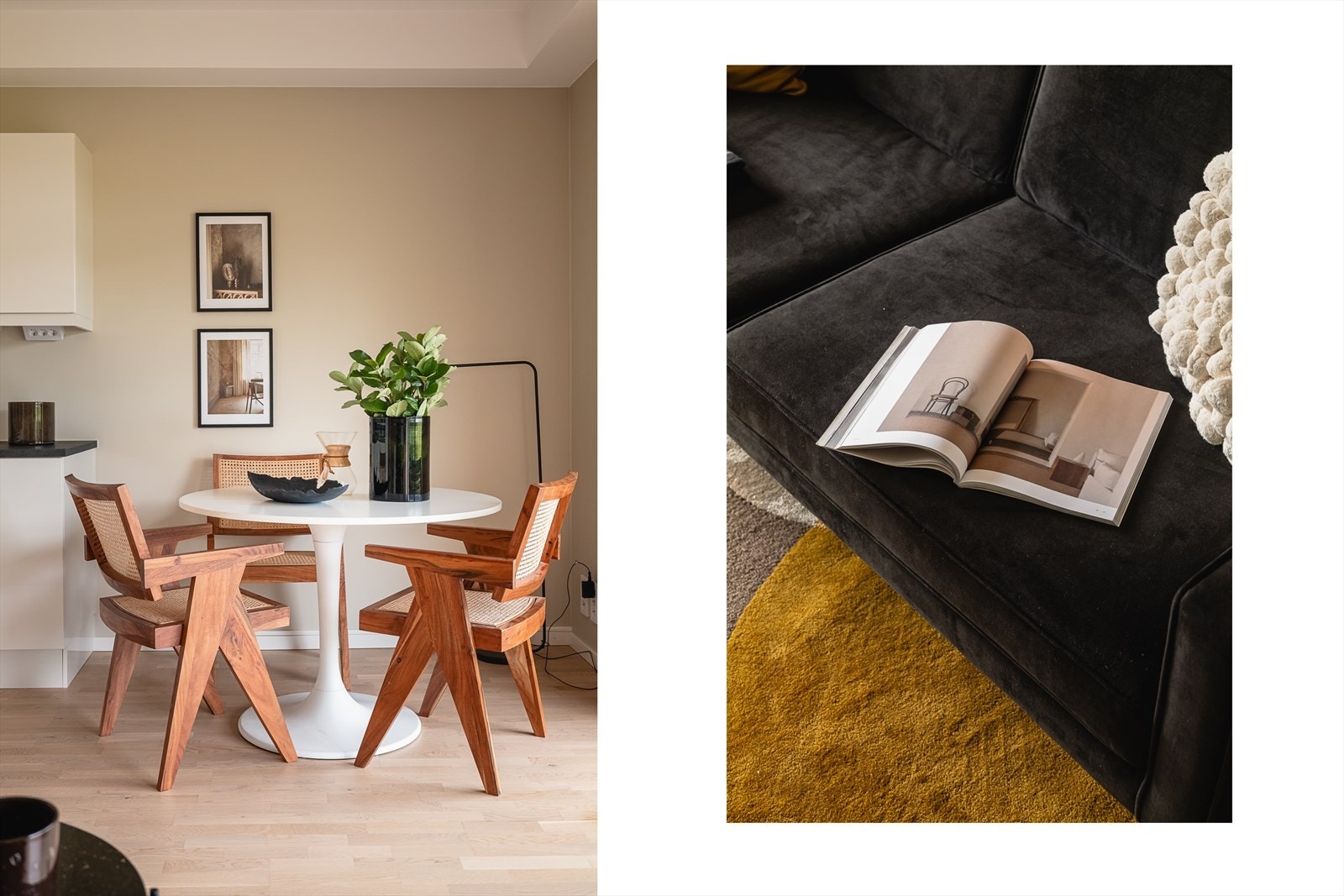 Oppvarming med viftekonvektor tilkoblet varmesentral kombinert med elektrisk oppvarming. Vannbåren gulvvarme i bad og balansert ventilasjon med varmegjenvinning. Forbruk av oppvarming/varmtvann avregnes via BKK energiavregning. Galleribilde