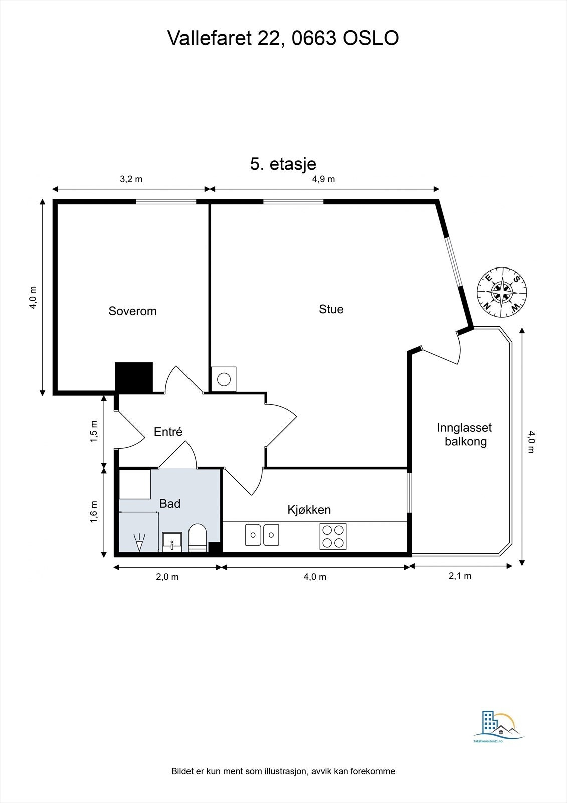 Plantegning Galleribilde