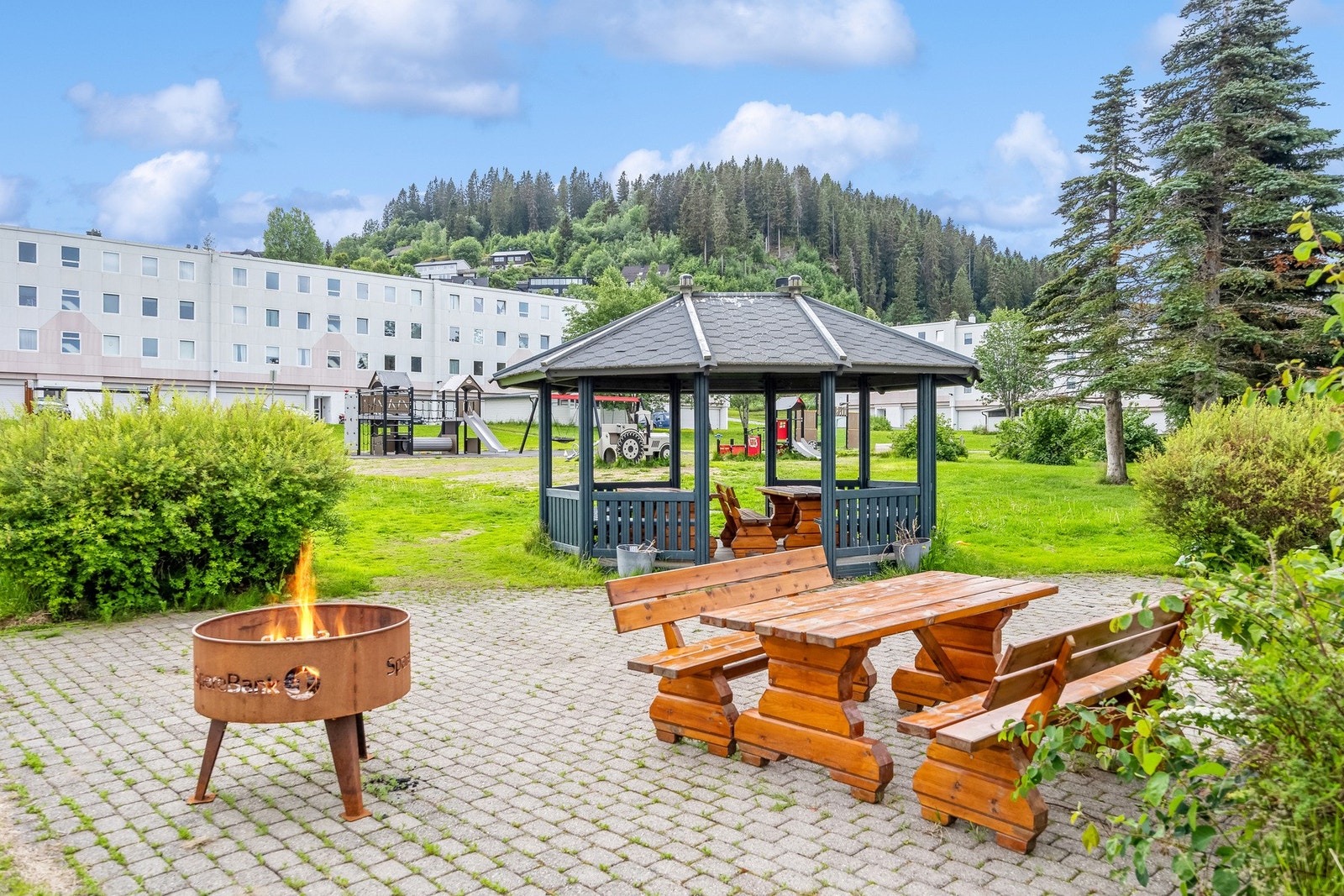 Borettslaget har flotte fellesarealer, hvor store og små kan samles. Galleribilde