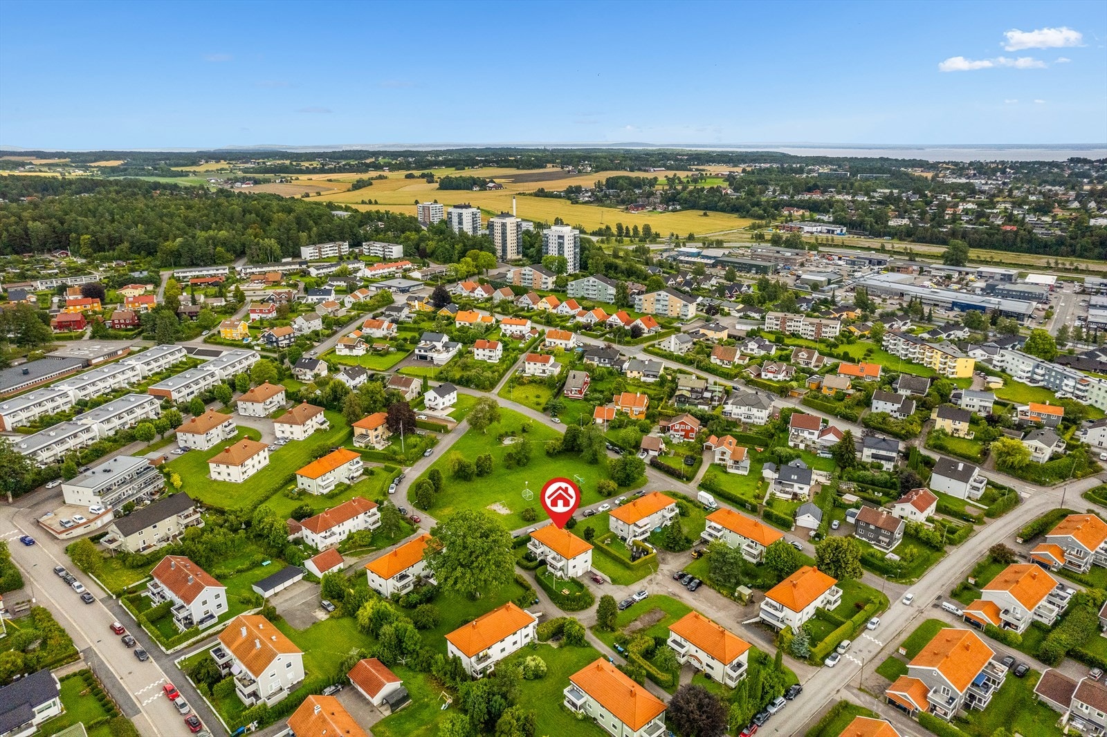 Området er et populært bosted, og her bor og trives folk i alle aldre. Galleribilde