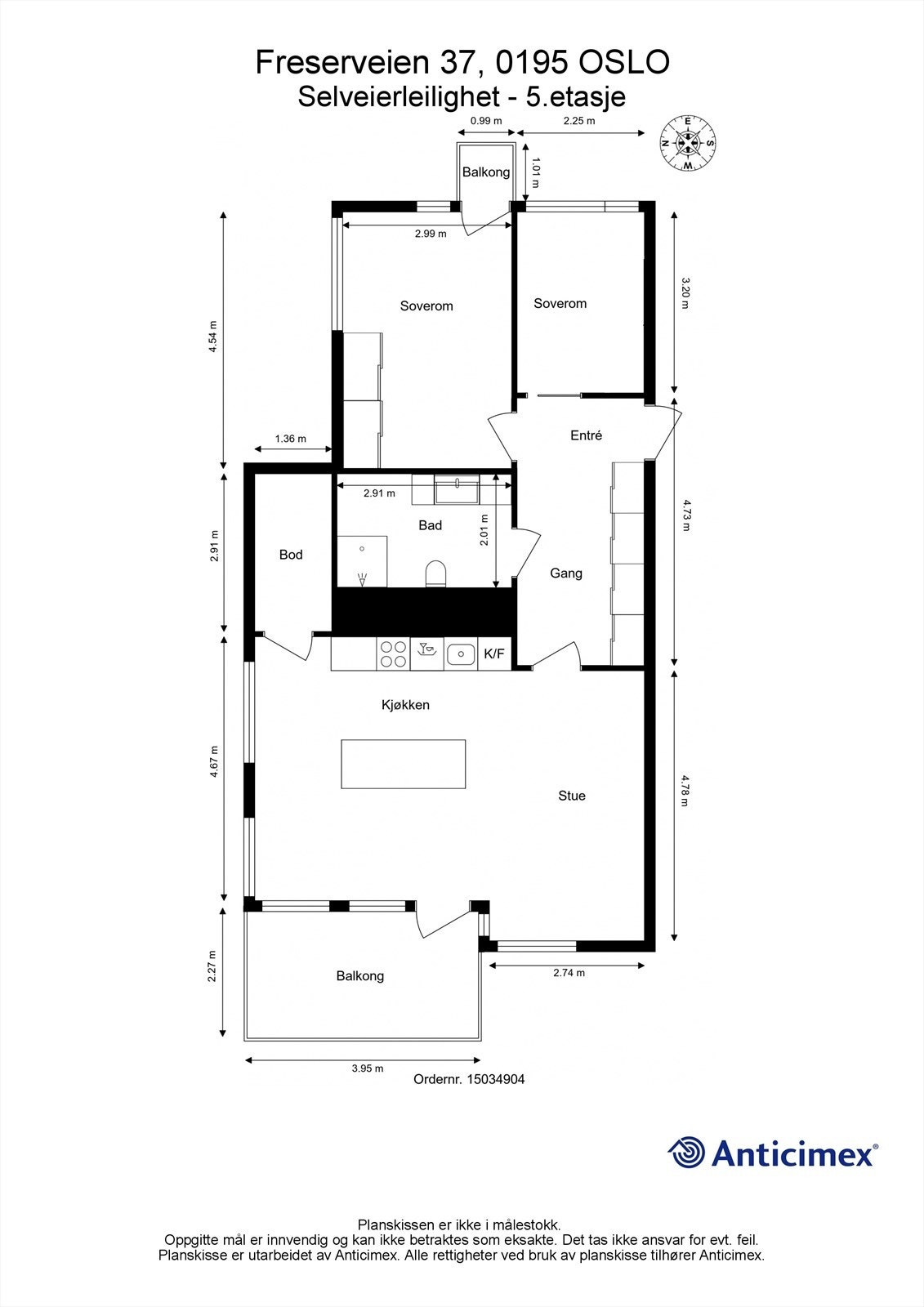 Plantegning Galleribilde