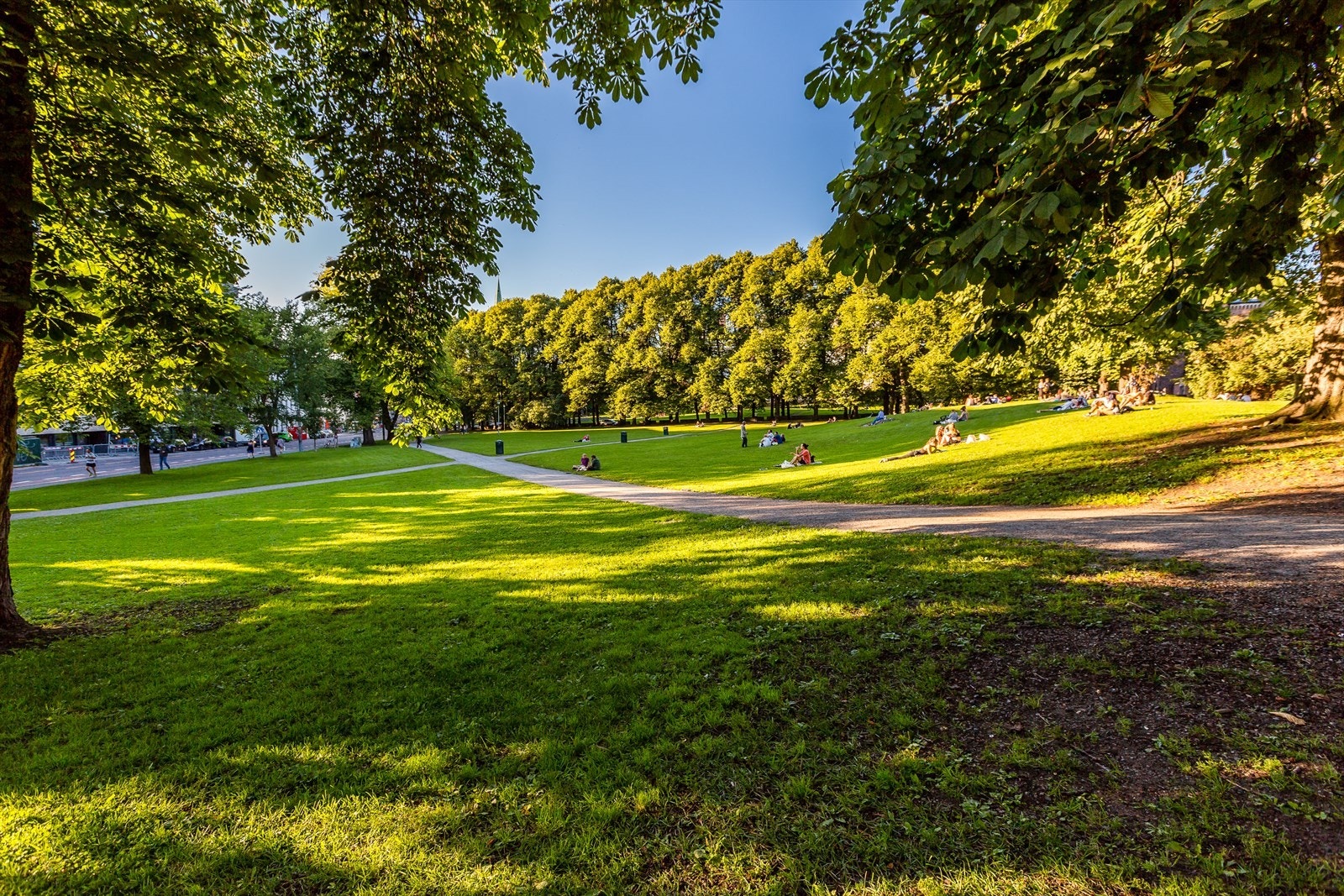 Botsparken på Grønland er svært populær på sommerstid Galleribilde